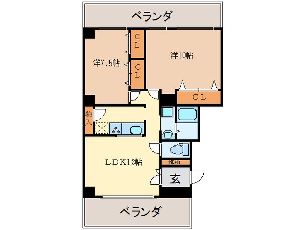 石町マンション(901)の物件間取画像